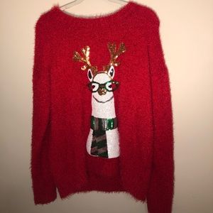 SO SOFT, red Christmas sweater
